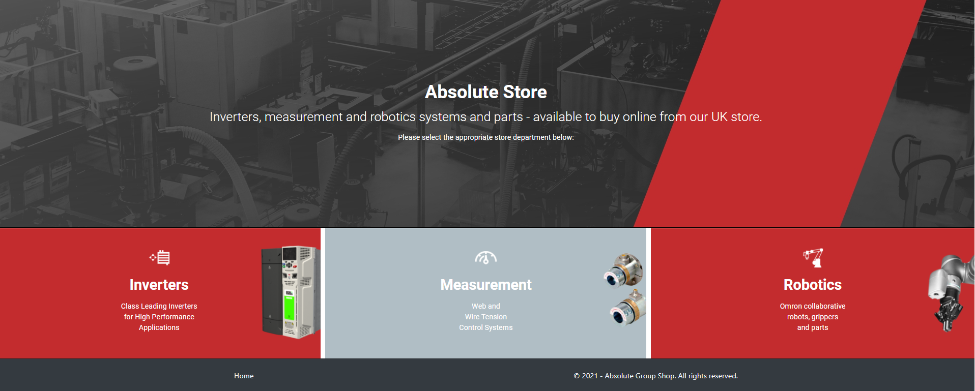 absolute-store-home-page